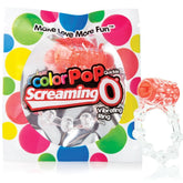 SCREAMING O - COLOUR POP QUICKIE BASIC ORANGE VIBRATING COCK RING